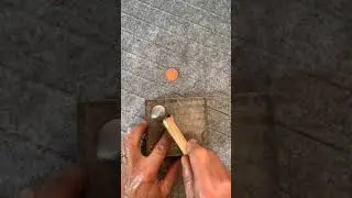 Hammering copper