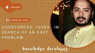 Cpp language challenge # 1030A: In Search of an easy problem || Cpp language || Knowledge developer