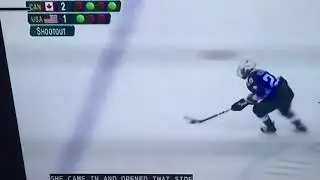 Amanda Kessel scores in an overtime shootout vs Canada to keep team USA alive