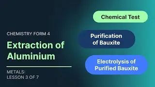 How aluminium is extracted | Extraction of metals | Form 4 Chemistry Lesson | EasyElimu