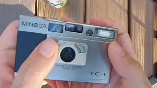 Minolta TC-1 35mm Point and Shoot Camera Quick Overview