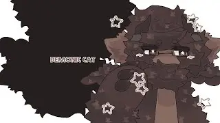 ☆ demonic cat meme / object oc (lazy filler) ☆