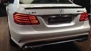 2013 The Auto Show @ Toronto Convention Center. Merc. E63 AMG White!