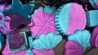 Blue Purple Deep Blue Black Variety reformed Crush credit: @ColourChalk#asmr#satisfying 