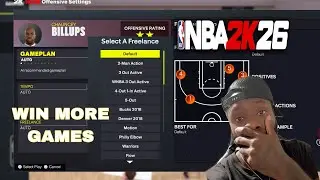 BEST SETTINGS TO WIN MORE GAMES WITH FREELANCES AN 5 OUT FOR NBA 2k26