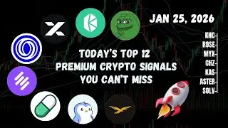 Check Out Today Top 12 Premium Trading Signals  WCT Coin, Knc Coin, Rose coin, Wlfi coin Jan 25