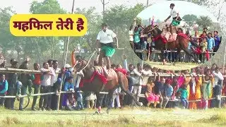 अपनी कला से सबका दिल जीत लिया RANVEER RAI HORSE SAWAR BAIJNATH YADAV