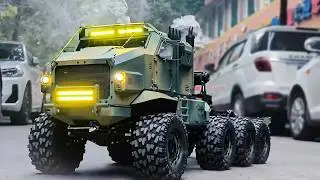 World&rsquo;s Largest 8x8 RC Military Truck &ndash; Massive Power in Real Action