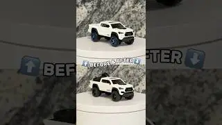 HOW TO CUSTOMIZE HOTWHEELS TOYOTA TACOMA #hotwheels #diy #tutorial #custom #howto #toyota