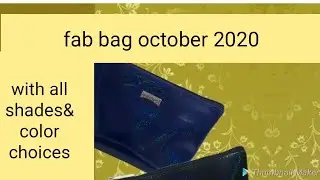 Fab bag october 2020 with all shade & color options| whats inside fab bag october 2020| smartcuts