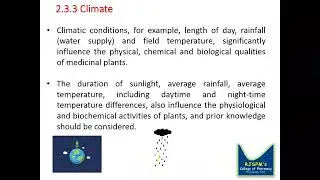 Good Agricultural and Collection Practices (GACP) part 2