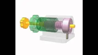 Nut-screw differential mechanism 2