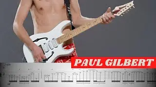 LEGATO and String Skipping Taken to ABSURD Levels!!! PAUL GILBERT