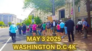 Life in Washington DC - May 3 2025 Walking Tour 4K