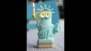 Minions statue of liberty #nauknauk #popular #lego #fyp