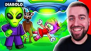 DEVENIR L’ALIEN Pour CAPTURER Ses AMIS sur 99 NUITS DANS LA FORÊTS ROBLOX !!
