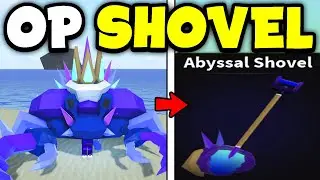I Defeated King Crab & Got This OP SHOVEL in Roblox DIG (Abyssal Shovel)
