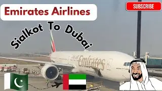 Emirates | Sialkot to Dubai | Boeing 777-300ER | Economy class | Trip Report | luxury Flight ✈️