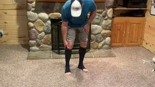 How to put on opentoe compression socks easily