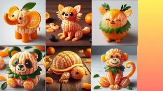 Oranges animals different design AI generate animation video #ai #aivideo #cute #animals #trending 