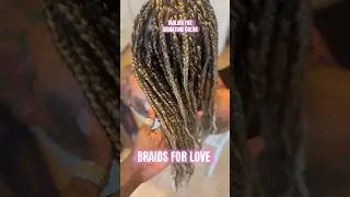 Malibu Fox 💗 #braids #braidsforlove #boxbraids #labraiders #braidmagic #intentions #fullmoon #magic