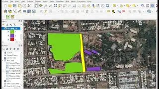 Land Use Digitizing with high resolution satellite image in QGIS