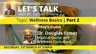 Let's Talk with Dr. Carson Greene || March 1st 2025 || At 3:00pm