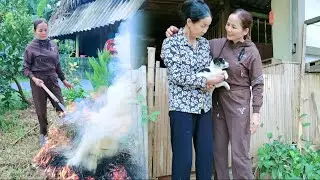 Meet the little dog Zoon and his sister making banana cake again. Ti&ecirc;u Vi Daily life