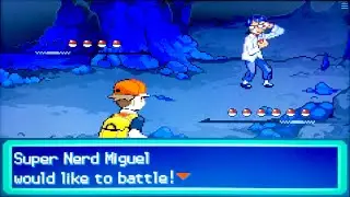 Pok&eacute;mon FireRed Extended Ver. 3.4 - VS. Super Nerd Miguel (Win) (Helix Fossil obtained!)