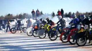 2011 Oval Ice Racing - RImbey Alberta Canada
