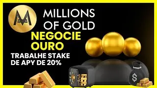 Millions of Gold lan&ccedil;a tokem com Lastro fisico e stake de 20% de APY