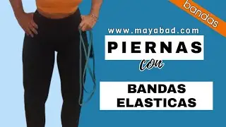 1573 Rutina Intensa de PIERNAS  -   BANDAS ELASTICAS  -  20 minutos
