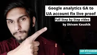 How to Setup Google Analytics UA code in 2022 by shivam kaushik #analytics #earningwithblogging #