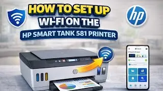 Как настроить Wi-Fi на принтере HP Smart Tank 581