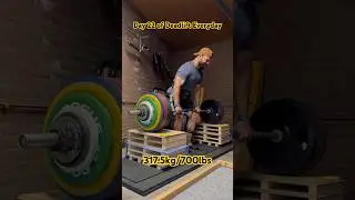 317.5kg/700lbs High Block Pull #shorts #fitness #deadlift