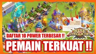10 KERAJAAN DAN PEMAIN TERKUAT RISE OF KINGDOMS 2025