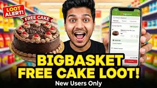 BigBasket FREE CAKE Loot! 🎂 How to Get Free Cake on BigBasket | New User Offer & Coupon Code