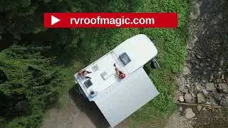 RV Roof Magic, One coat only and No Primer!