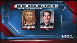 Clinton Leads Walker in New PPP Presidential Poll