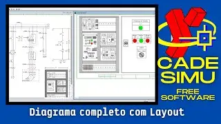 Comandos Elétricos - Projeto Completo CADe SIMU Diagrama e Layout