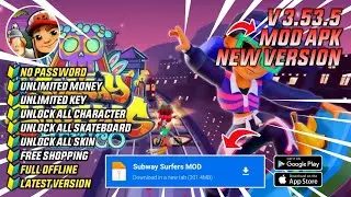Subway Surfers Mod V3.53.5 Apk Terbaru 2025 - Unlimited Coin & Unlock All Character