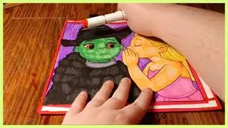Coloring Elphaba & Glinda (Wicked) 