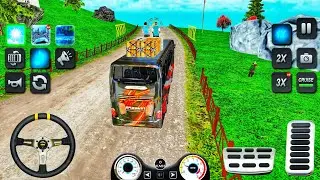 Us Coach Bus Simulator Game 3d Realistic Bus Driving Android gameplay #1