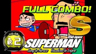 [PUMP IT UP FIESTA EX] Superman CO-OP X2 / Double Performance FULL COMBO!! Gold S!!