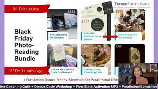 Incredible Black Friday PhotoReading Bundle (Save over &pound;1200)