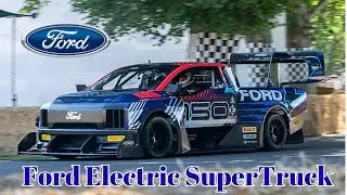 Ford Electric SuperTruck with 1,600 Hp Beat Every Car up the Goodwood Hillclimb Course.