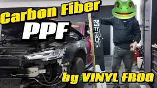 Carbon Fiber Paint Protection Film Installation by Vinyl Frog | Revolution Tint Ltd