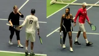 Venus Williams/Bob Bryan vs. Kim Clijsters/Mike Bryan SA International Team Tennis Championships
