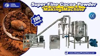 Super Fine Cocoa Powder Making Machine|Super Micron Milling Machine|Cocoa Powder Making Machine