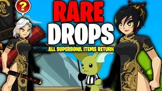 All RARE Superbowl Items returned! New Akiba Rare Drops and More! AQW